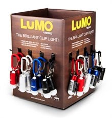 Nebo 6095 Lumo Klipsli LED Fener Anahtarlık 48li Stand